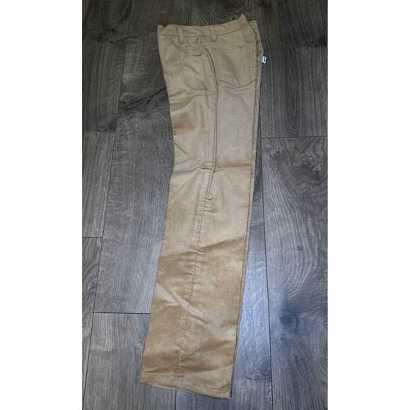 VTG 70's Levi's 719-1523 Corduroy Size 26x28 Student Fit Tan Pants YKK 45 zip - Picture 1 of 2
